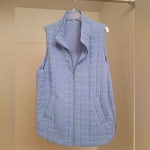 Light Blue Quilted Vest